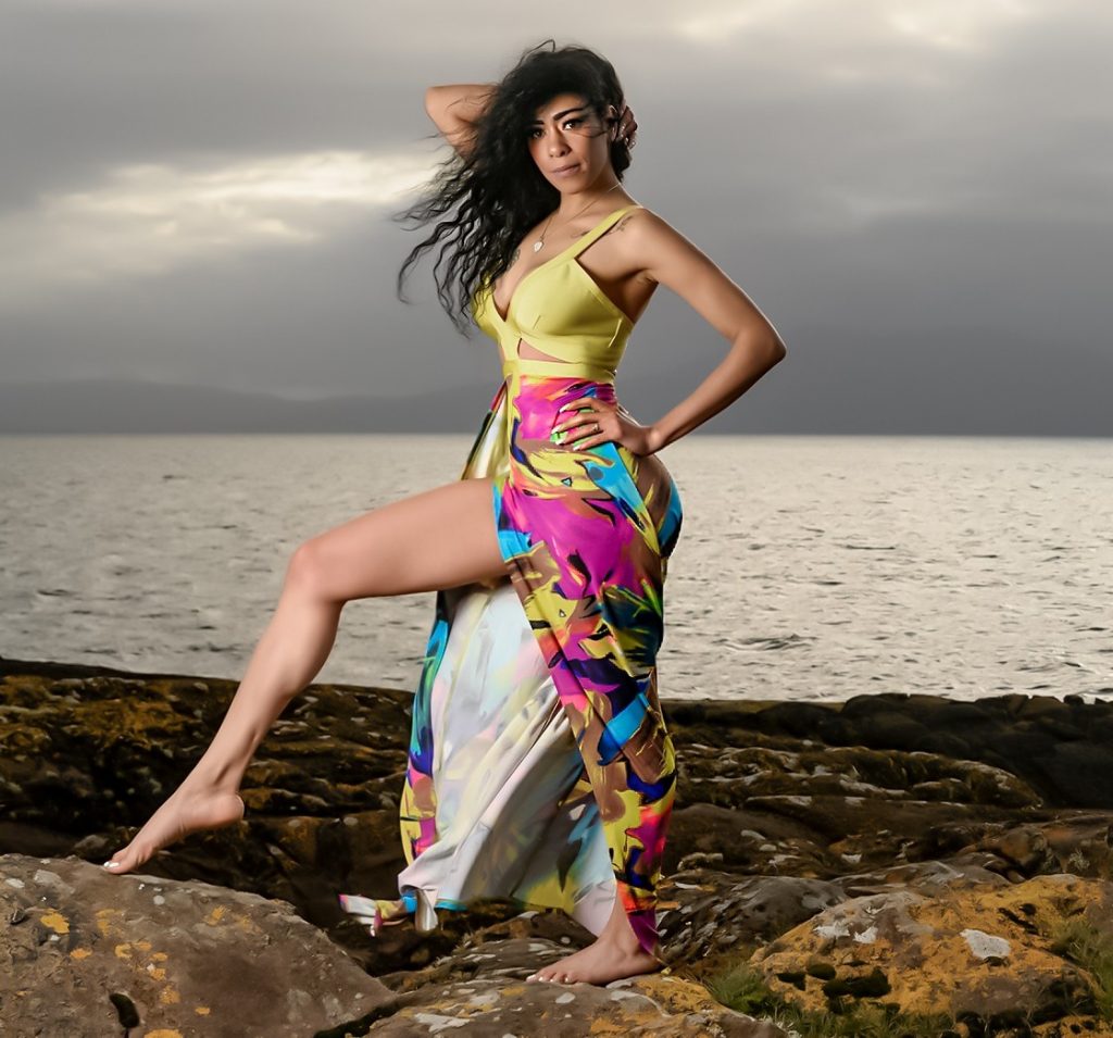 Yasmina García: modelo y cantante cubana
